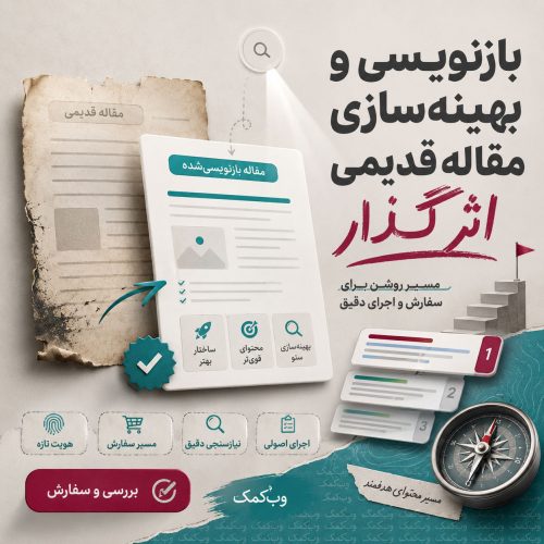 بازنویسی و بهینهسازی مقاله قدیمی برای بهبود کیفیت محتوا و سئو