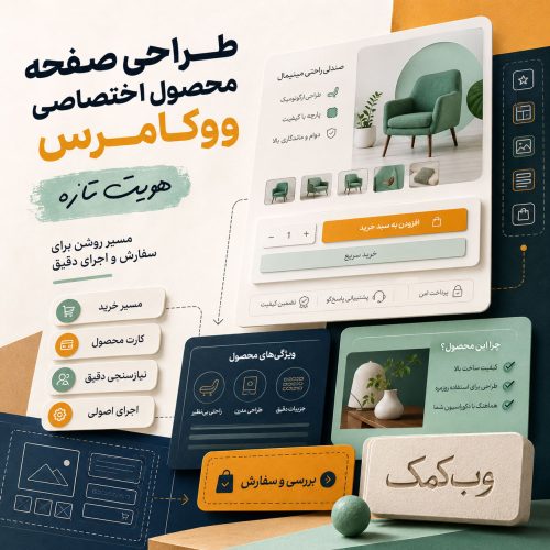 طراحی صفحه محصول اختصاصی ووکامرس برای فروش بهتر