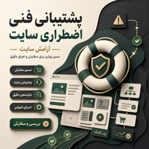 پشتیبانی فنی اضطراری سایت در زمان اختلال
