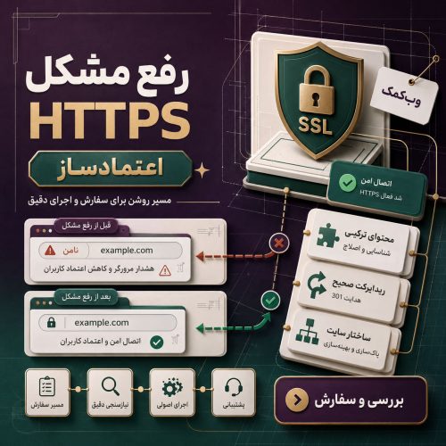 رفع مشکل HTTPS سایت و اصلاح خطاهای SSL و محتوای ناامن