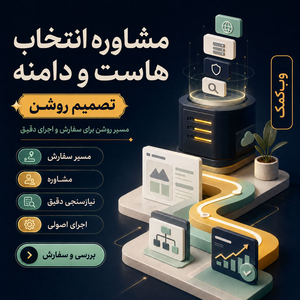 مشاوره انتخاب هاست و دامنه برای راهاندازی مطمئن و قابل توسعه سایت