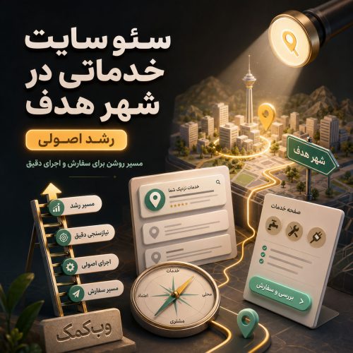 سئو سایت خدماتی در شهر هدف برای افزایش تماس و درخواستهای محلی باکیفیت