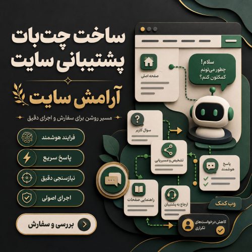 ساخت چت‌بات پشتیبانی سایت